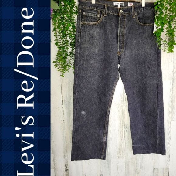 Authentic Levi's Re/ Done High Rise Cut Off Jean - Picture 1 of 11
